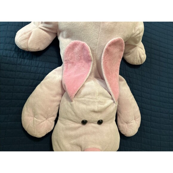 Animal Alley Dog Pink Floppy Sammie Laying Plush Puppy Toys R Us 24" - Picture 6 of 7